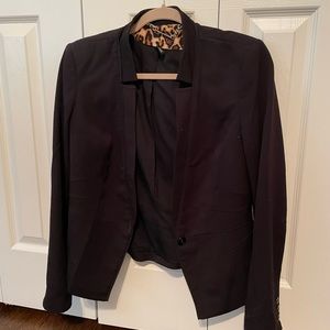 White House Black Market Black Blazer Size 8